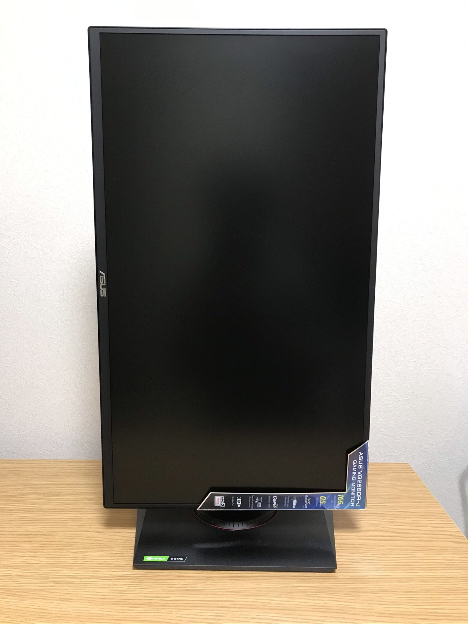 ASUSゲーミングモニター 24.5インチ VG258QR-J - ディスプレイ